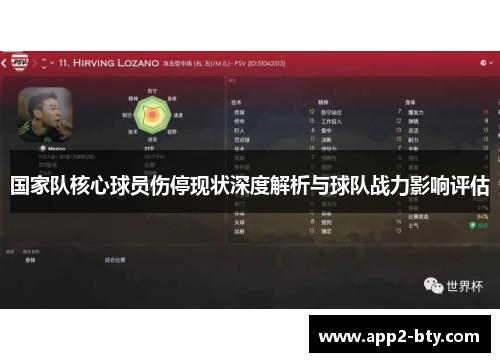 国家队核心球员伤停现状深度解析与球队战力影响评估